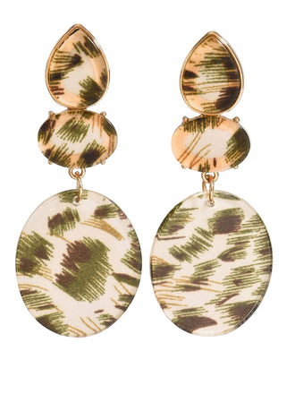 She adds this Vintage Leopard Print Drop Earrings and suddenly it's 1950s perfection