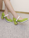 Vintage PU Round Toe Mary Janes Chunky Heels — 1950s style that transcends decades