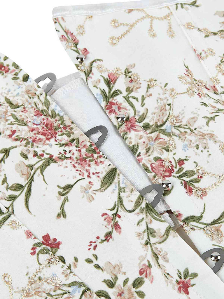 Vintage Palace Floral Hook Girdle Belt - vintage fashion, retro style