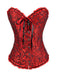 Vintage Palace Print Lace-Up Corset — because 1950s glamour starts underneath
