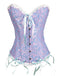 Vintage Palace Print Lace-Up Corset — because 1950s glamour starts underneath