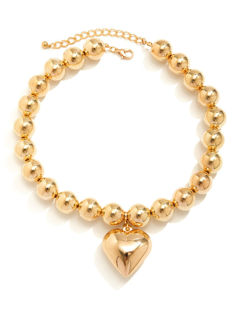 This Vintage Heart Pendant Necklace carries 1950s stories waiting to be told
