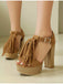 Vintage Pointed Toe Ankle Strap Heels 5