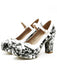Vintage Pointed Toe Elegant Floral Heels, vintage shoes, retro heels - perfect for women who love vintage and retro fashion