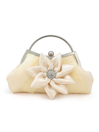 She adds this Vintage Rhinestones & 3D Flower Tote Bag and suddenly it's 1950s perfection