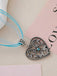 Vintage Ribbon Heart Flower Necklace - vintage fashion, retro style