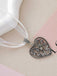 Vintage Ribbon Heart Flower Necklace - vintage fashion, retro style