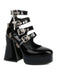 She finds her 1950s story in this Vintage Skull Steampunk Gothic High Heel Shoes