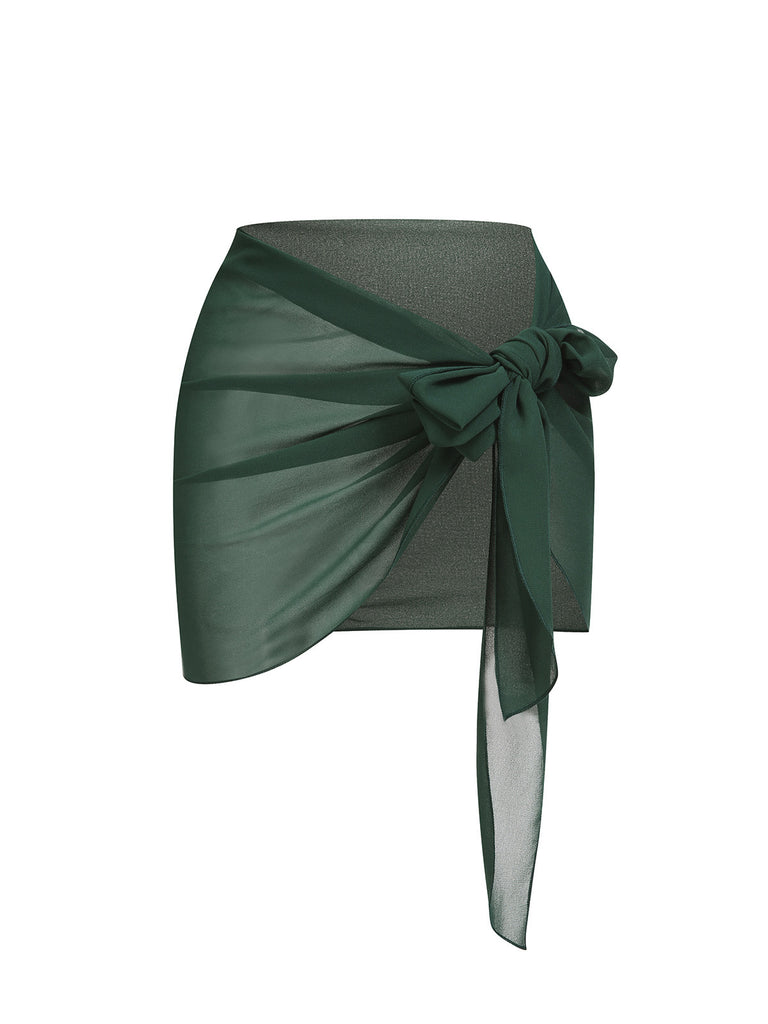 Vintage Solid Chiffon Sun Protection Cover-up — vintage elegance for the modern woman