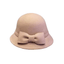 Vintage Solid Faux Wool Bowknot Cloche Hat - vintage fashion, retro style