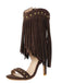 Vintage Tassel Studded Stiletto Boots - vintage fashion, retro style