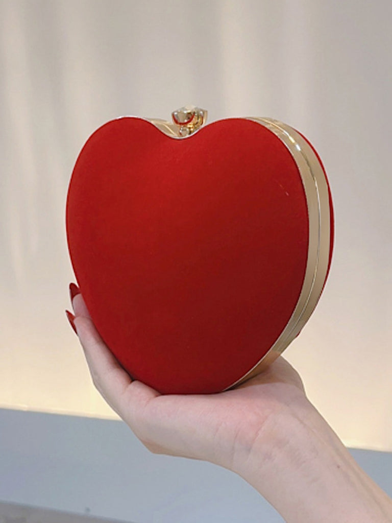 Vintage Velvet Heart Handle Bag - vintage fashion, retro style