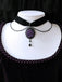 Vintage Dark Rose Victorian Gothic Necklace - vintage fashion, retro style