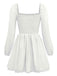 1950s Solid Bow Tie Lace Gothic Dress