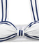 This White 1940s Navy Style Whale Swimsuit carries 1940s vacation dreams in every stitch