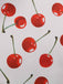 White 1950s Cherry Wide Straps Dress — the kind of 1950s dress that makes strangers smile