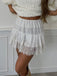 White Lace Skirts