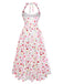 Pink 1950s Vintage Retro Dress 2
