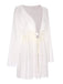 White 1960s Solid Hollow Waist Cover Up, bohemian cover up, beach wear - perfect for women who love vintage and retro fashion