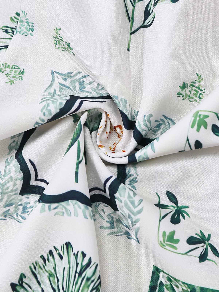 White 1950s Vintage Retro Top 5