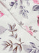 White & Pink 1950s Straps Painted Floral Dress: where 1950s romance meets her modern spirit