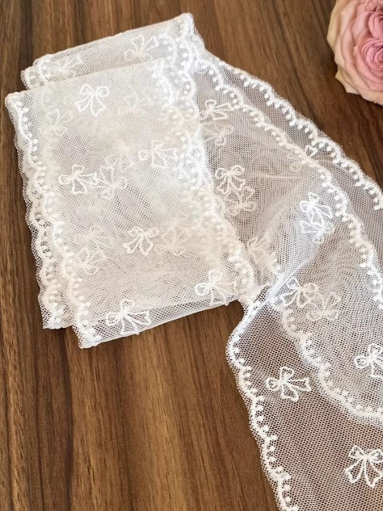 White Silk Scarf 3