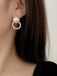 White Vintage Pearl Ear Clips: timeless style reimagined
