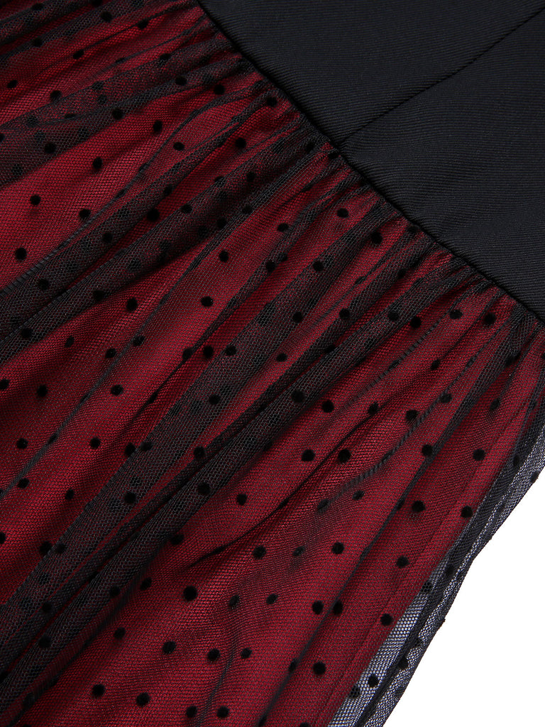 1950s Polka Dots Drop Shoulder | 1950s | vintage dress, retro fashion