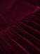 This Wine Red 1950s Spaghetti Strap Velvet Nightgown wraps her in 1950s elegance, one twirl at a time
