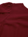 Wine Red 1960s Solid Side Slit Dress, vintage dress, retro fashion - perfect for women who love vintage and retro fashion
