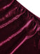 Wine Red 1960s Solid V-Neck Wrap Dress, vintage dress, retro fashion - perfect for women who love vintage and retro fashion