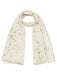 Winter Christmas Sheer Glitter Snowflakes Scarf - vintage fashion, retro style