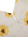 Yellow 1940s V-Neck Sunflower Patchwork Jumpsuit: timeless style reimagined