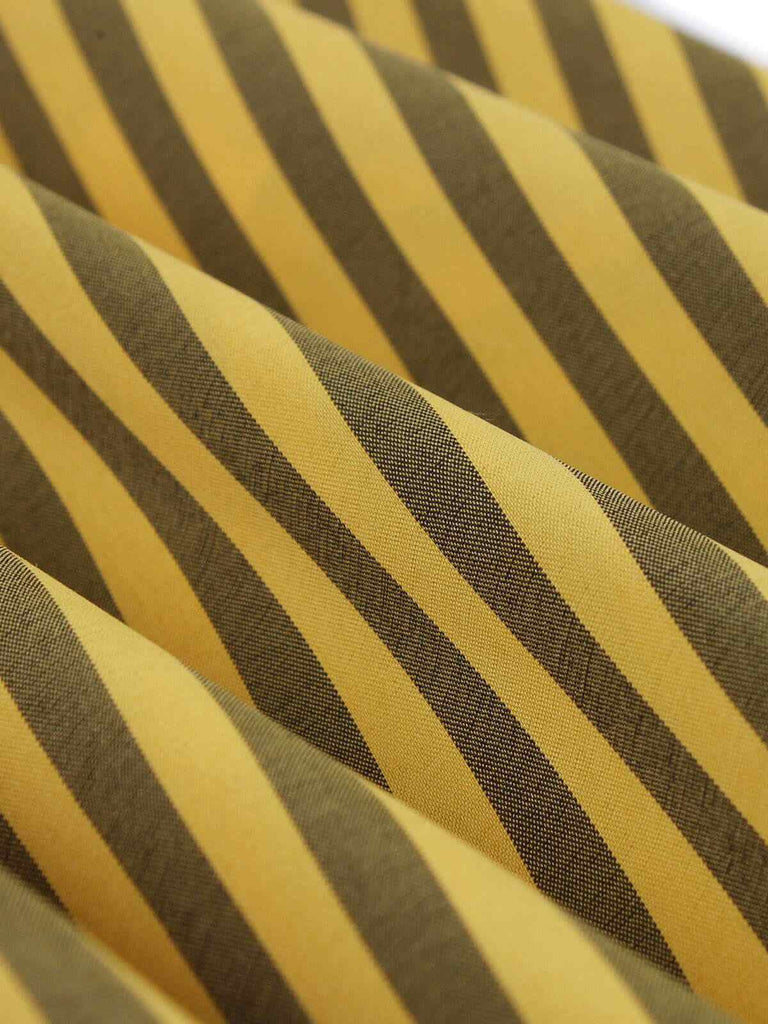 Yellow 1950s Bow Striped Swing Dress — a 1950s silhouette that turns sidewalks into runways