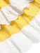 [Pre-Sale] Yellow 1950s Cotton Halter Polka Dot Bow Tiered Dress, vintage dress, retro fashion, rockabilly, pin-up fashion - perfect for women who love vintage and retro fashion