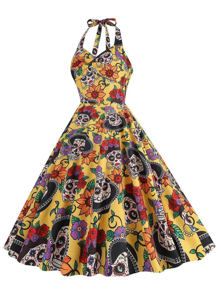 boho skull dress Antique Skull Sundress