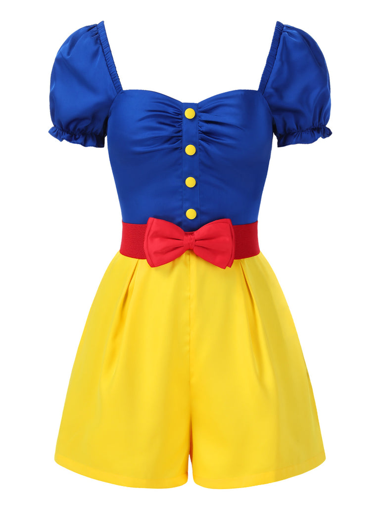 1950s Sweetheart Collar Bow Belt | 1950s | vintage romper, retro jumpsuit