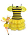 Yellow 1960s Bee Cosplay Costume Set - vintage fashion, retro style