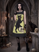 Yellow 1960s Cat Skull Sleeveless A-Line Dress, vintage dress, retro fashion - perfect for women who love vintage and retro fashion