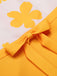 Yellow 1960s Floral Bow Sleeveless Dress, vintage dress, retro fashion, floral print - perfect for women who love vintage and retro fashion