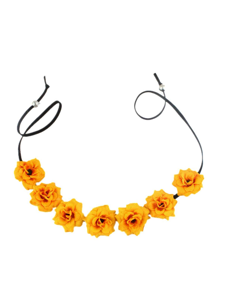 1950s One-Shoulder Jacquard Judy Cosplay Dress With 3D Floral Hairband