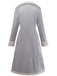 1930s Solid Lapel Button Suedette Mid-Length Coat