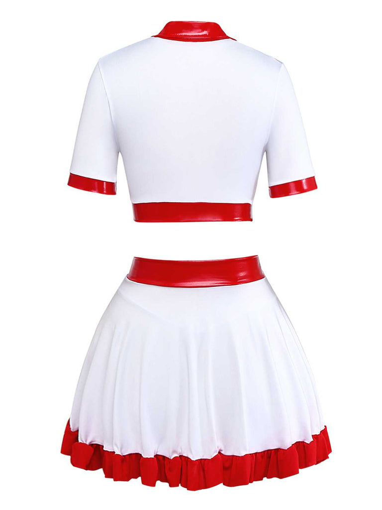 1980s Halloween Nurse Costume Pajama Set