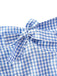 1950s Halter Gingham Plaids Bow Romper