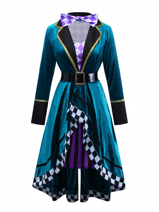 1960s Halloween Mad Hatter Inspired Costume Set