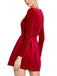 1960s Velvet Diamond Square Neck Dress