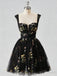 1970s Embroidered Floral Lace Mini Dress