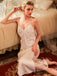 White 1930s Sheer Mesh Lace Nightdress Set