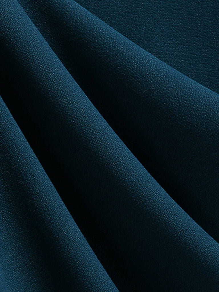 Close-up of dark blue fabric with a textured surface