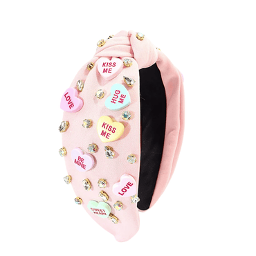 Valentine's Day Heart Rhinestones Headband